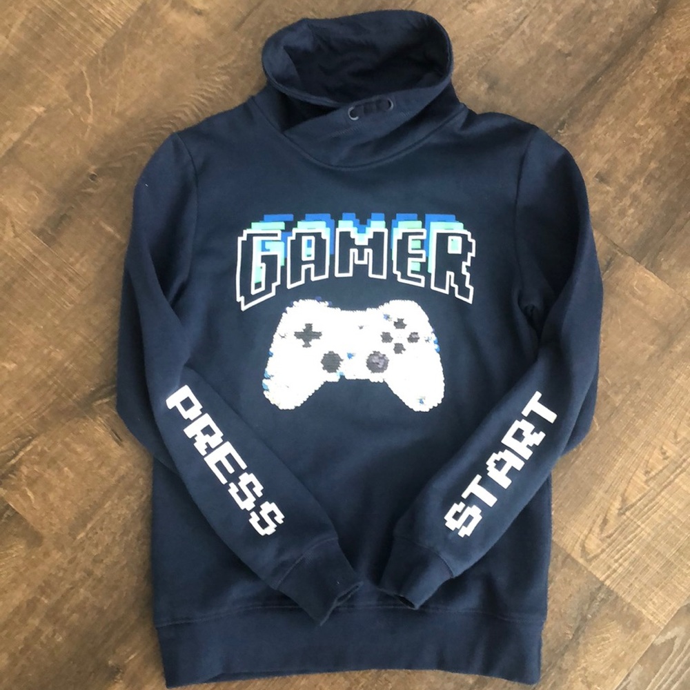 H&M Big Kids Gamer Sweater size 12-14Y